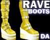 Yellow Rave Boots