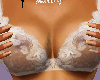 {LC} White Strip Bra