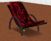 Red satin Cuddle Chair