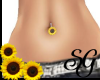 -SG- Sunflower BellyRing