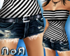 *NoA*Jeans + Striped Top