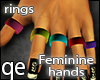 QE 5 Rings L *Feminine