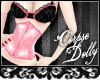 [c] Pink glitter Corset