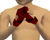 [qd]red camo gluves