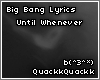 Until Whenever Lyrics