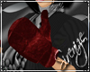 !S! Suade Mittens Red