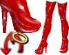 Awesome PVC Boots RED