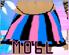 PinkBlackBlue Skirt