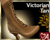 Tan Victorian boots