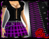 [bz] Nu-Punk Flared Purp