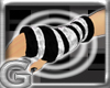 [G]Silk-Blk/wht warmers