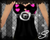 *S*pink&red heart me top