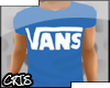 C | Vans Blue Tee