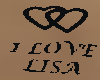 !F! I Love Lisa Back Tat