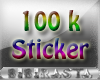 BBR 100K Sticker