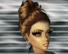|$| Loose Top Knot Brown