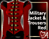 Military w/ pants red