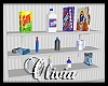 *OI* White Laundry Shelf