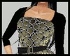 Sweet Black & Gold Dress