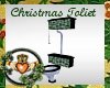 Vintage Christmas Toliet