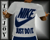 -TX- NIKE SHIRT WH/BLUE