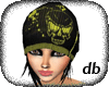 cap+hair black yellow