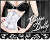 [c] Silvr glitter Corset