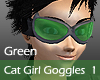 Cat Girl Green Goggles 1