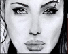 angelina jolie`s head
