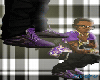 Purple/black Nikes