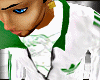 Adidas Jacket Grn&Wht