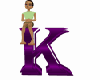 Jr*Purple K Letter Anima