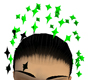 Toxic green hair sparks