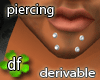 *Dona*Deriv. chin studs