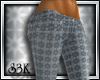 [S3K]PatternedJeans BW