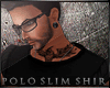 T| Cut slim shirt.