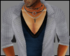 V* GrY-BL Open Suit