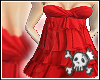 [F] Red Chiffon Dress