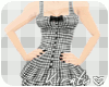 Black Plaid Daisy Dress