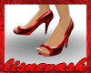 (L) Red Pumps