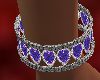 purple diamond bracelet(L)