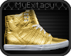 [Ex]gold supra necklace;