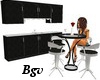 Blk Cabnet & Table 9p