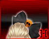 ]-[ Orange Skull Bow
