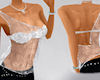 !Layered tube top white