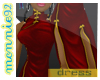 *M Red Chinese Dress