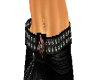 [9s] Black Studded Belt