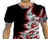 Mens Red Tribal Tee