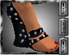 Stud Wedges Black