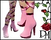 Pink Ribbon Boots By playboymommy